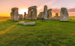 Chinese Students Visit Stonehenge