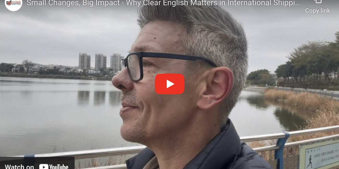 Why Clear English Matters in International Shipping