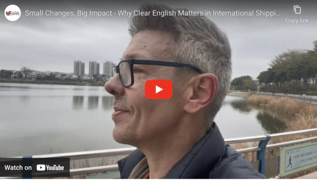 Why Clear English Matters in International Shipping